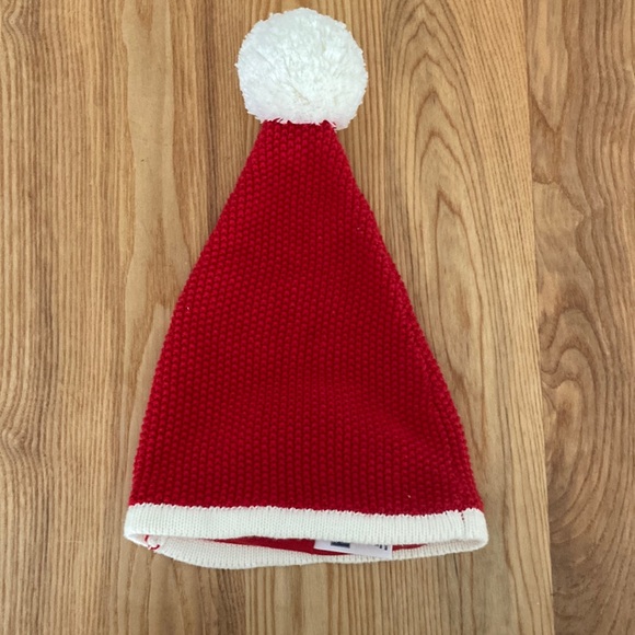 Janie and Jack Baby Santa Hat